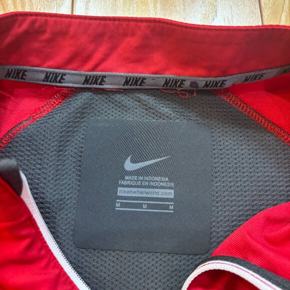 Nike Philadelphia Phillies Pullover Windbreaker Red 1/4 Zip Men’s Size Medium - Picture 6 of 8